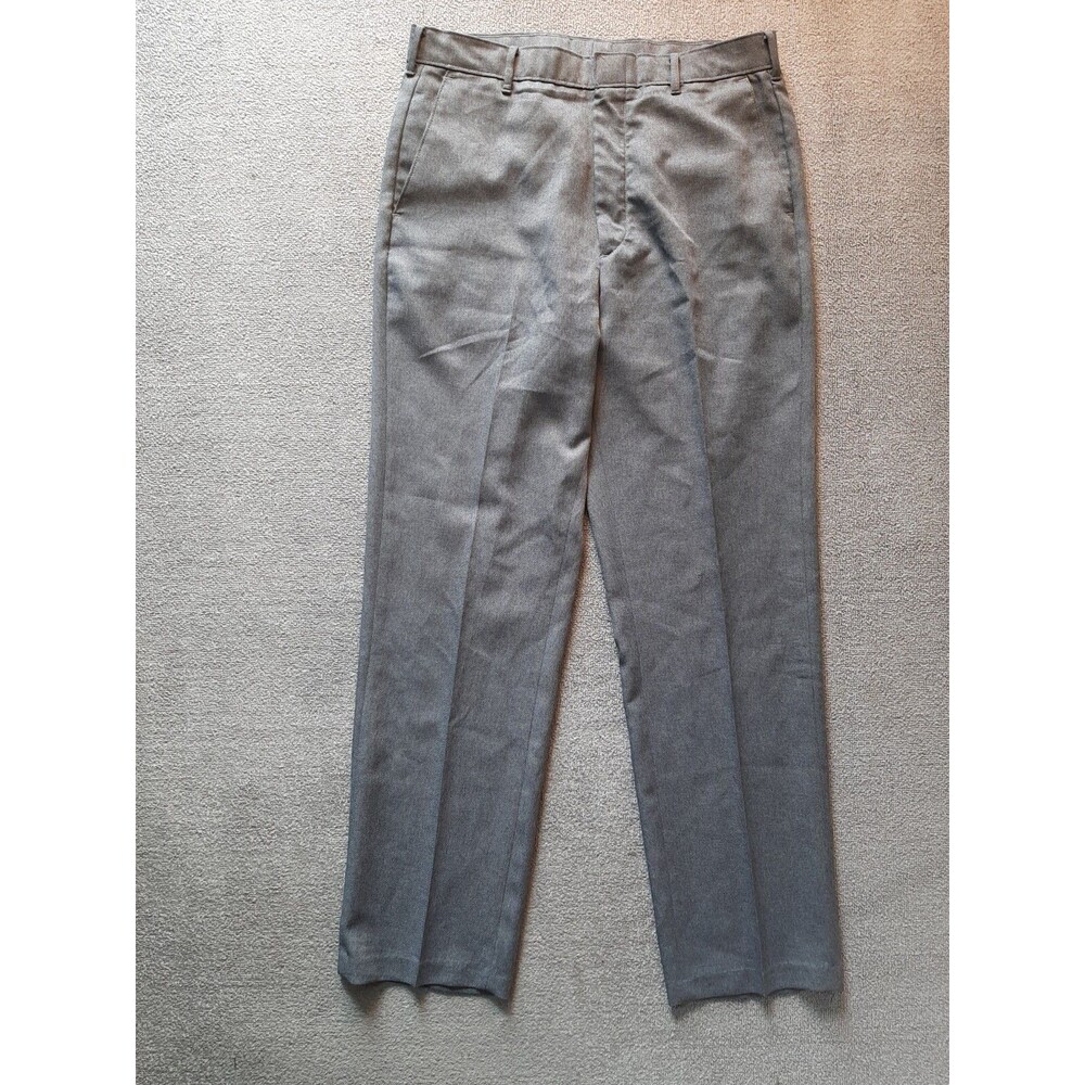 Vintage Levi's Action Slacks Pants Mens 34 x 32 Gray Dress pants
